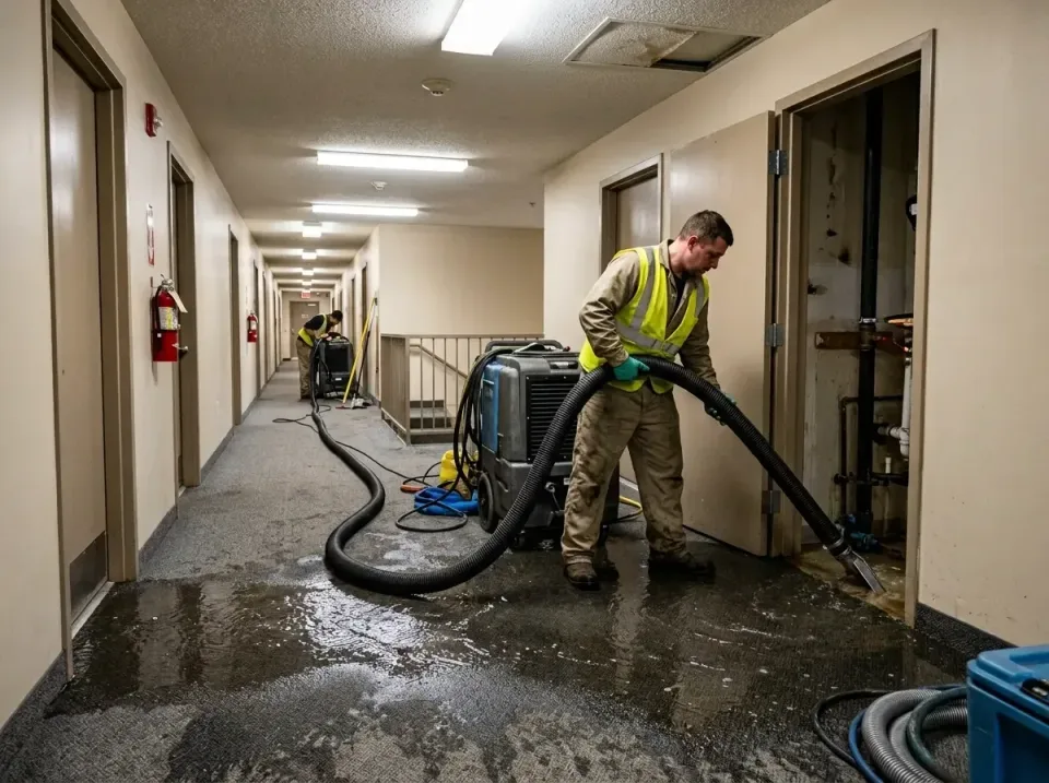 multi-unit-apartment-hallway-f-005 — frequently asked questions, Emergency Burst Pipe Water Extraction & Removal in Kingstow…